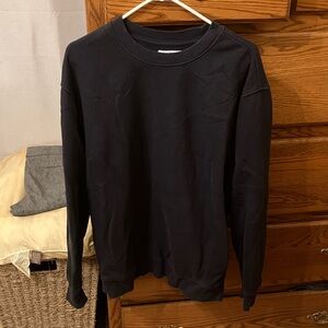 Old Navy Dark Navy Blue Crewneck Sweater Size Large Tall